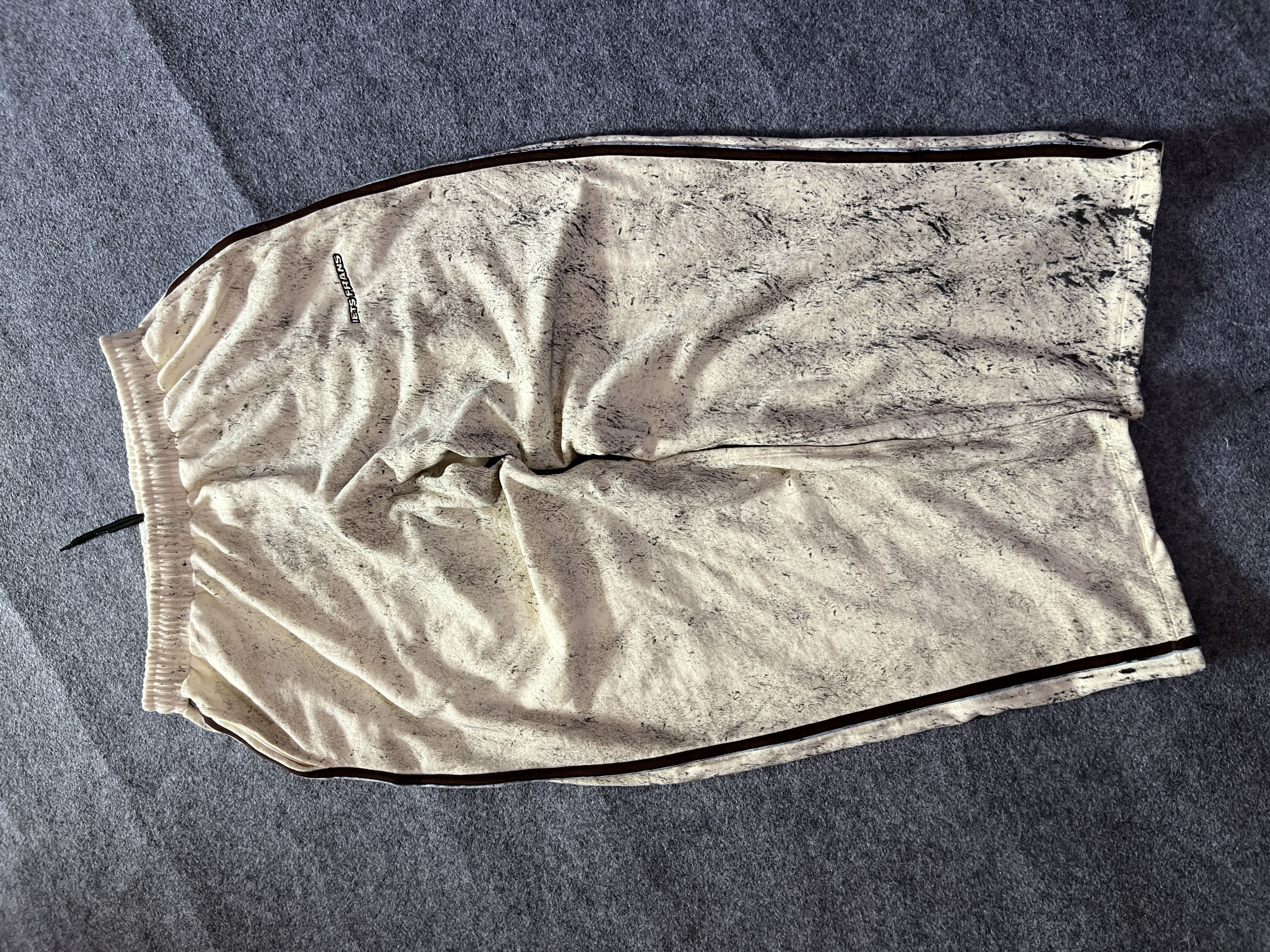 Warm White Acid wash Sweatpants