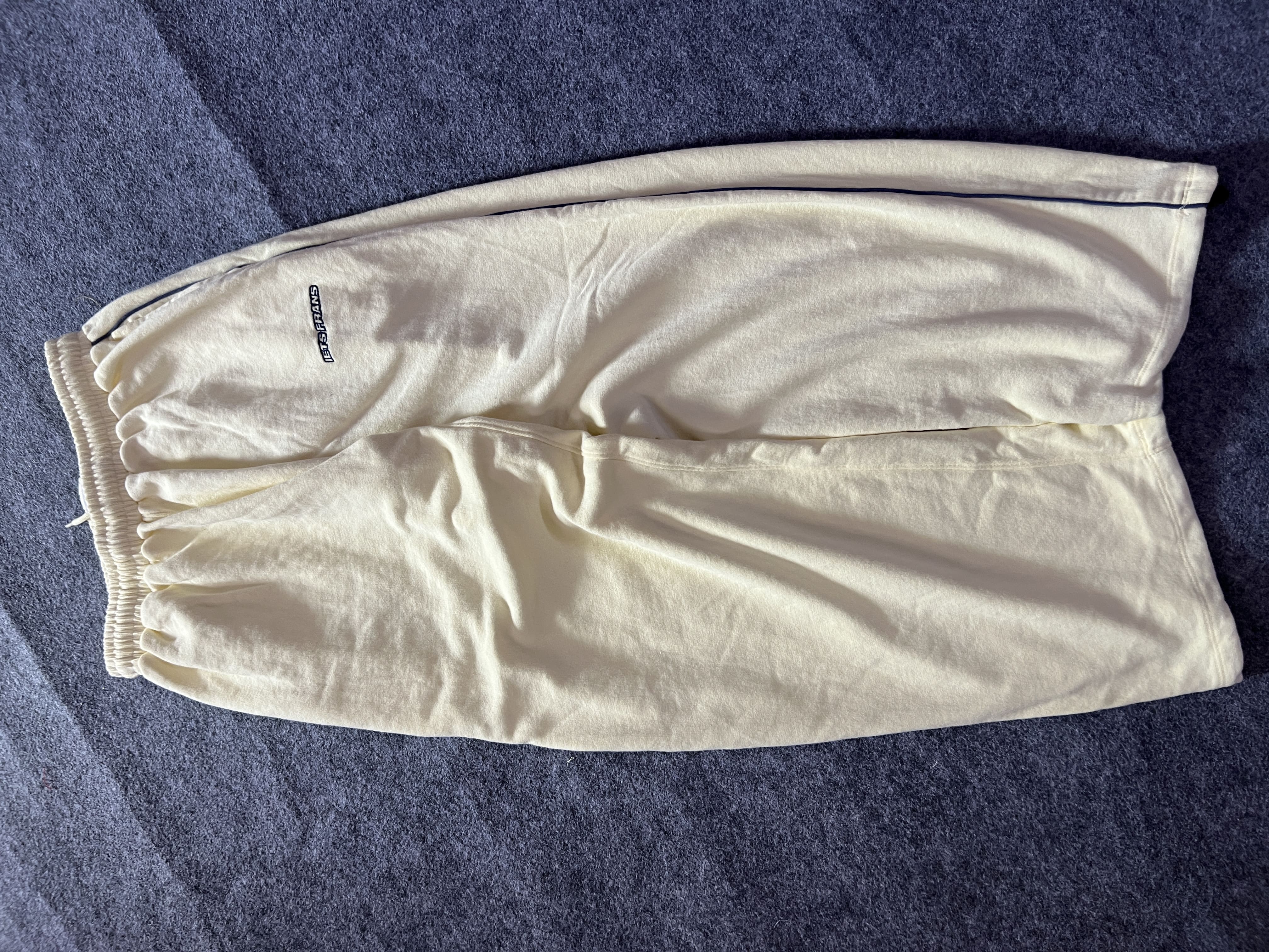 Pale Yellow Baggy Sweatpants