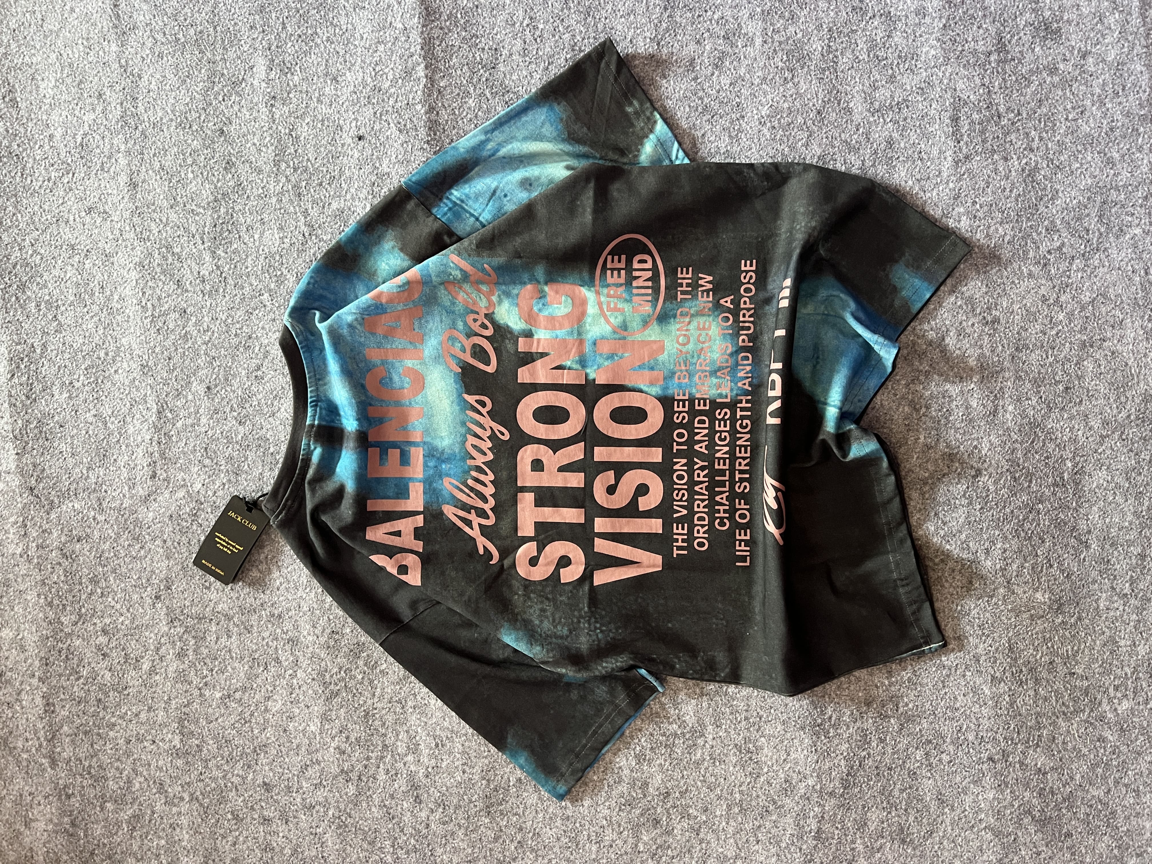 Drop Shoulder Acid Wash Tee